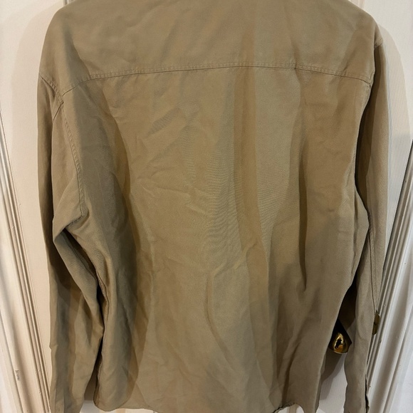 Cos long sleeve button up beige / tan shirt - Picture 3 of 3